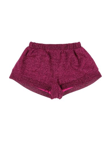 Oseree Babies' Oséree Toddler Girl Shorts & Bermuda Shorts Fuchsia Size 6 Polyamide, Metallic Fiber In Pink