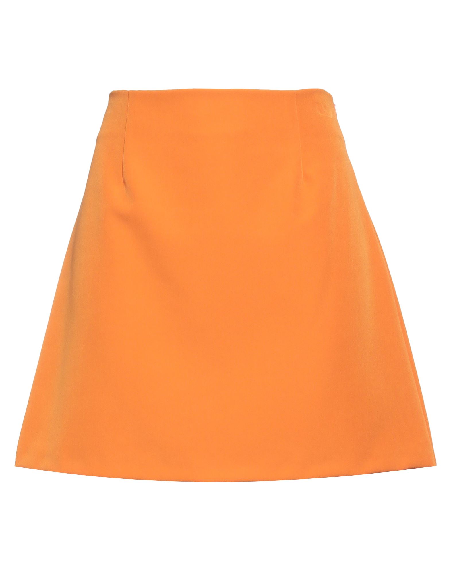 Lvl Level Vibes Level Mini Skirts In Orange
