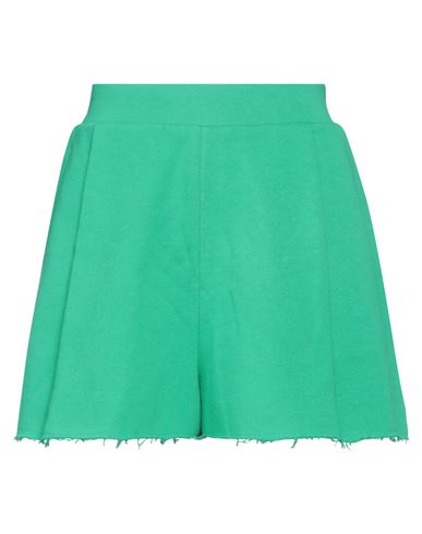 Jijil Woman Shorts & Bermuda Shorts Green Size 4 Cotton, Polyester