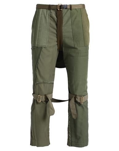 Shop Children Of The Discordance Man Pants Military Green Size 3 Nylon, Cotton