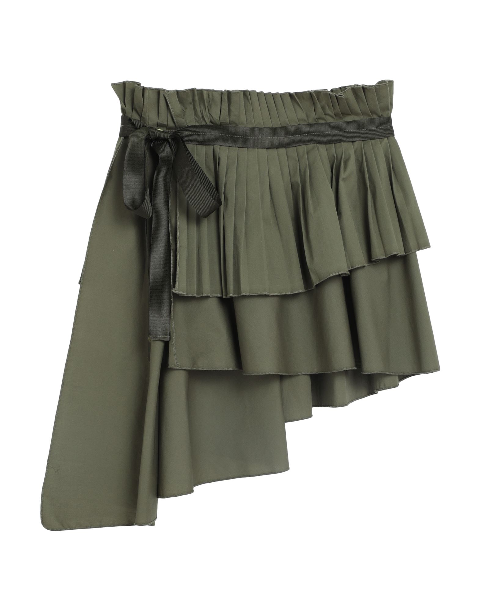 Jijil Mini Skirts In Military Green