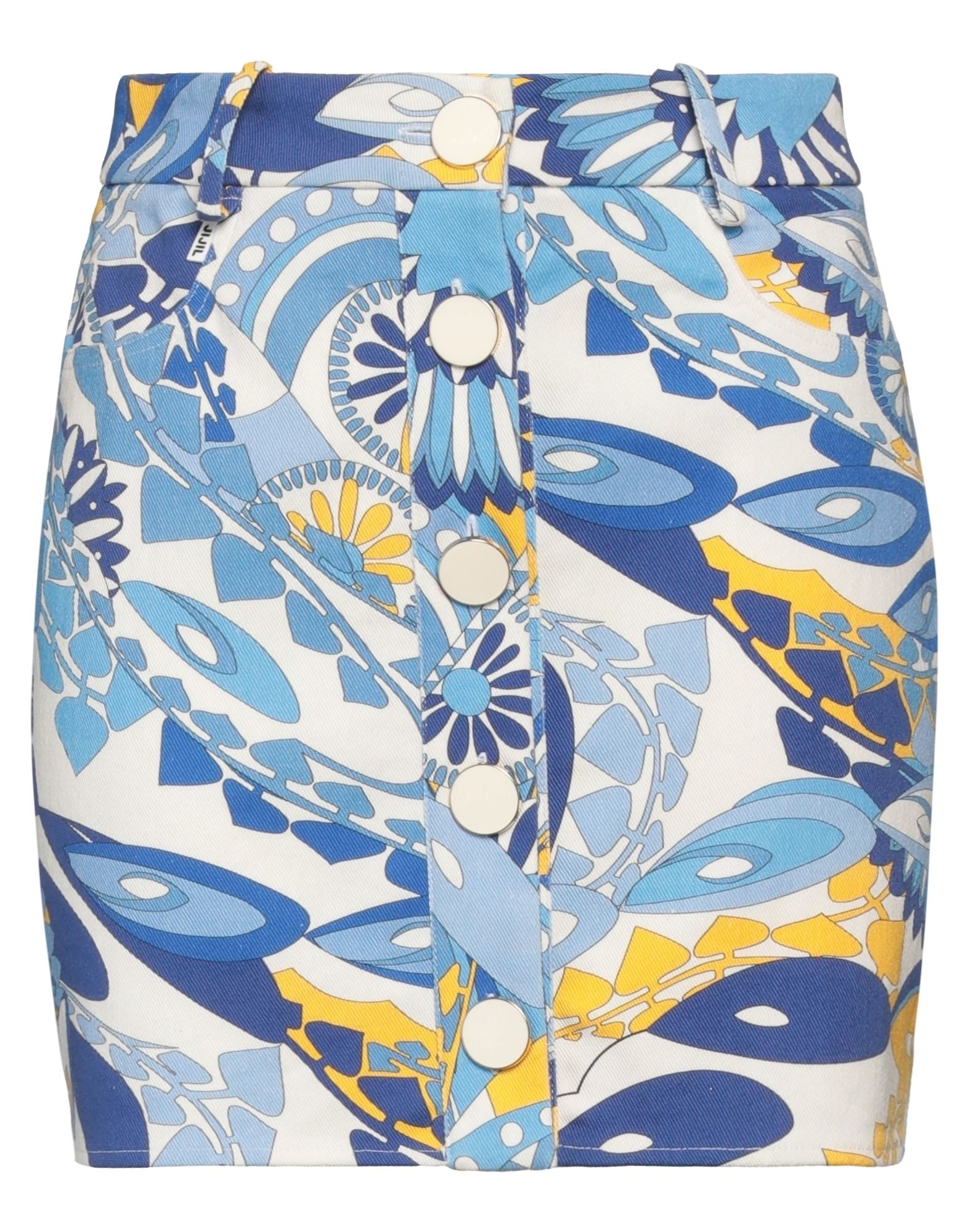 Jijil Denim Skirts In Sky Blue