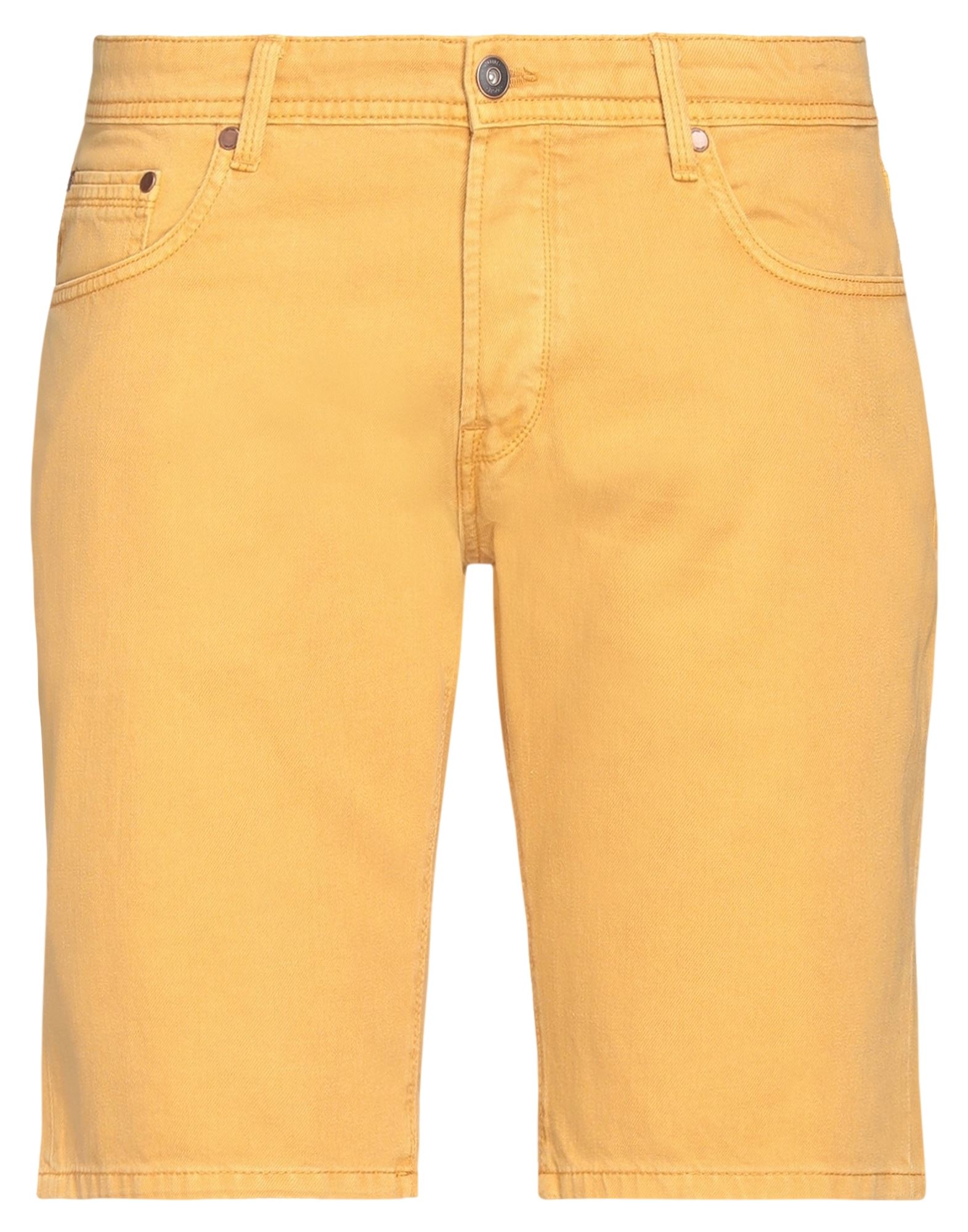 Impure Denim Shorts In Yellow