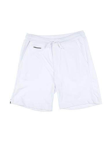 Dsquared2 Babies'  Toddler Boy Shorts & Bermuda Shorts White Size 4 Cotton