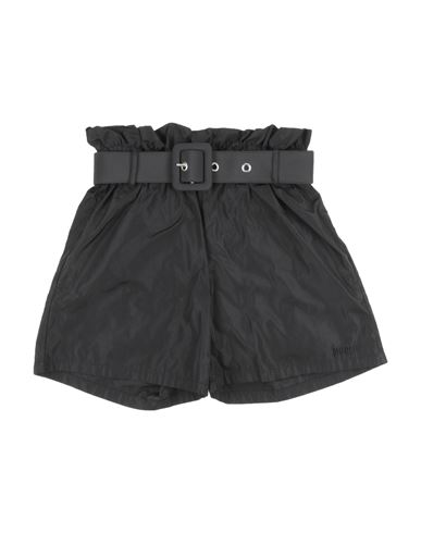 Msgm Babies'  Toddler Girl Shorts & Bermuda Shorts Black Size 4 Polyester