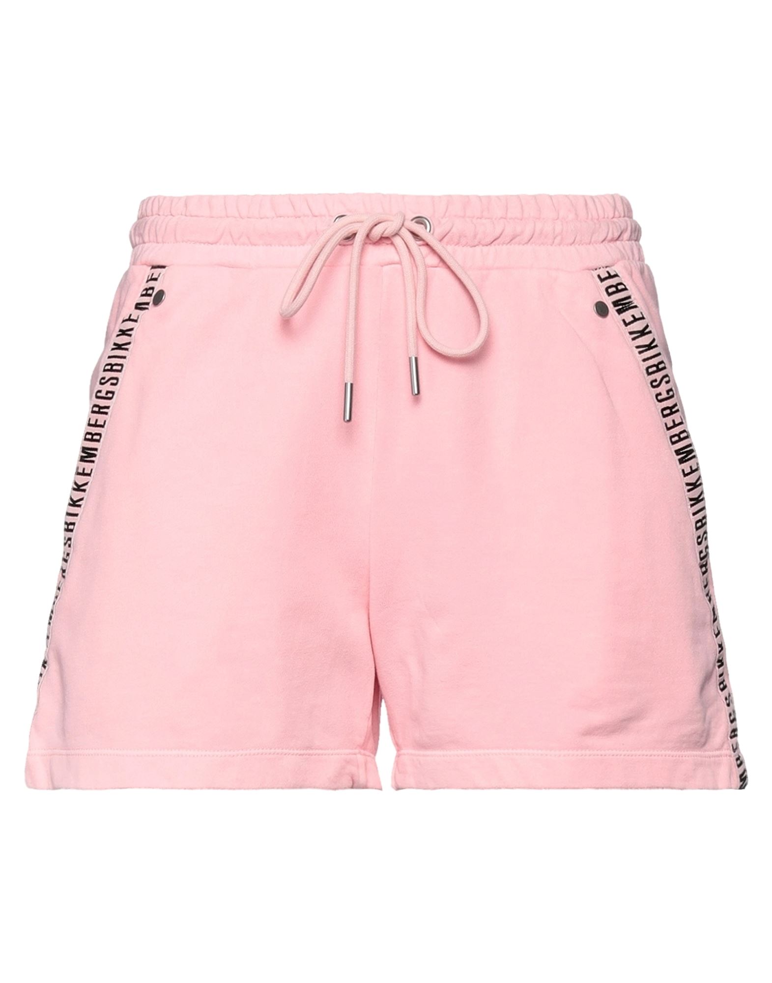 Bikkembergs Woman Shorts & Bermuda Shorts Pink Size L Cotton