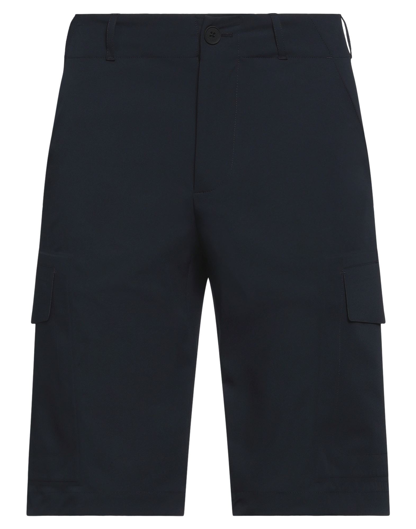 Esemplare Man Shorts & Bermuda Shorts Midnight Blue Size S Polyamide, Elastane