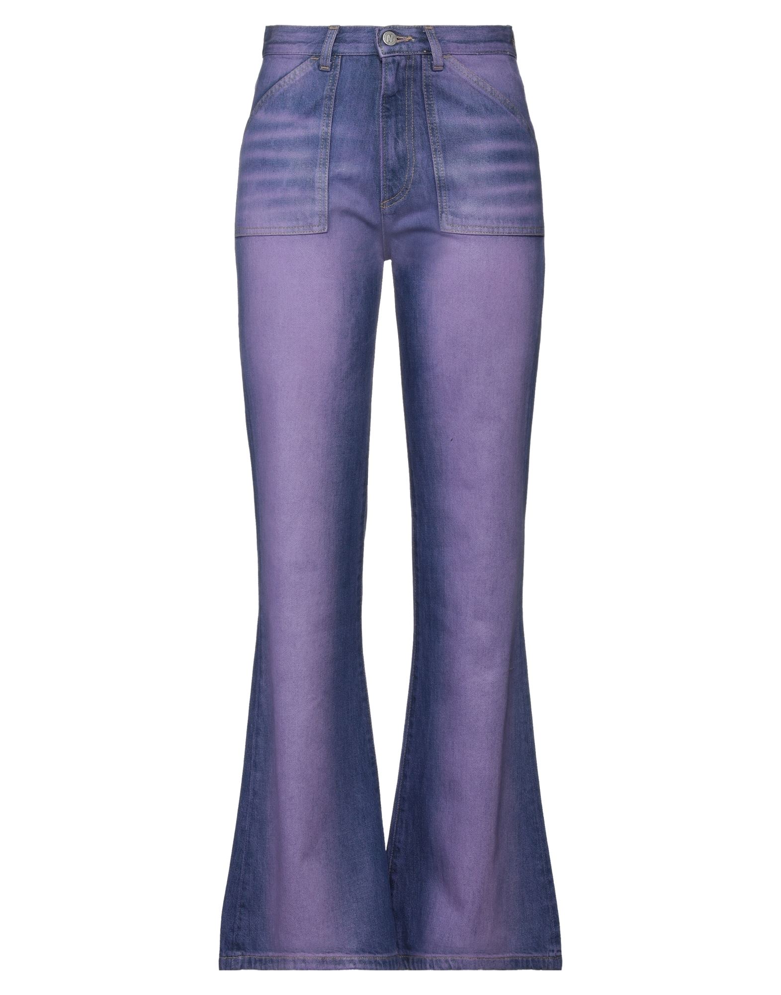 Avavav Woman Denim Pants Purple Size 29 Cotton