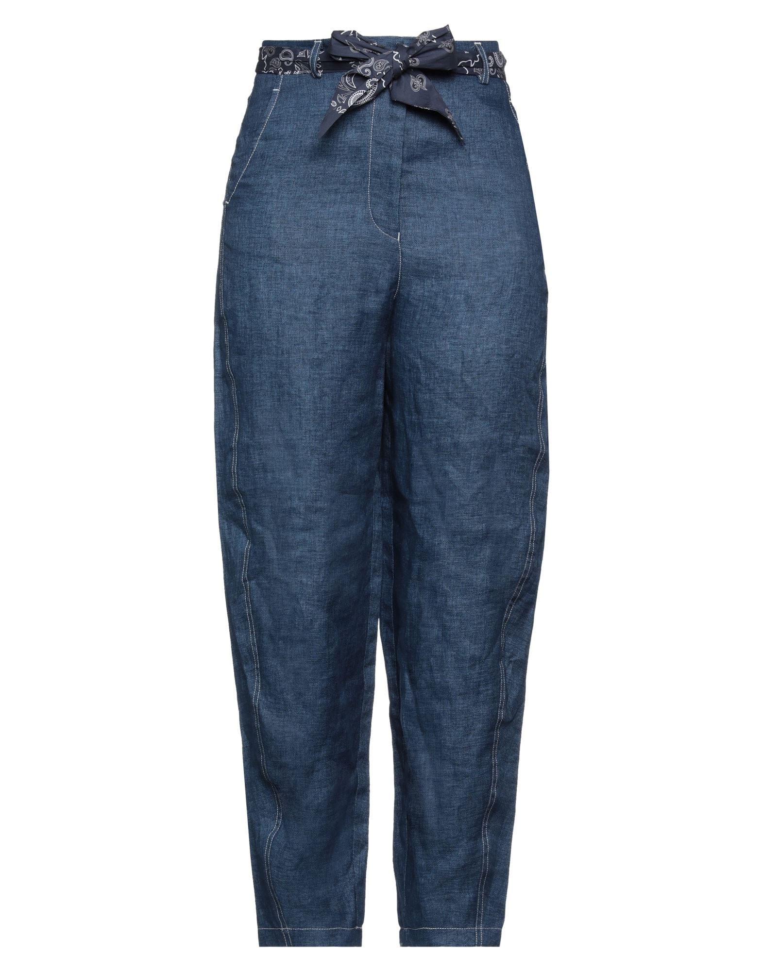 Emporio Armani Trousers In Blue
