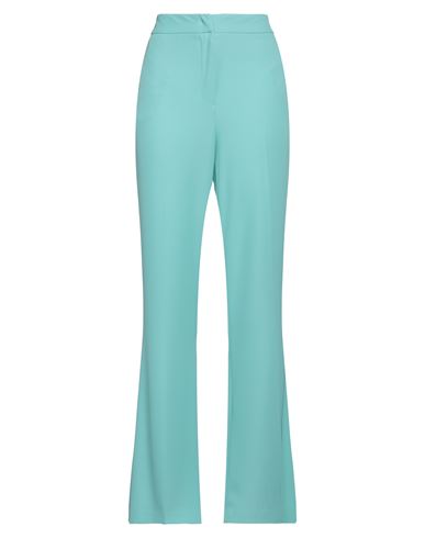 Gai Mattiolo Woman Pants Turquoise Size 8 Polyester, Elastane In Blue