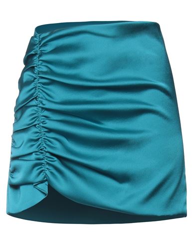 Nineminutes Woman Mini Skirt Deep Jade Size 6 Polyester, Elastane In Green