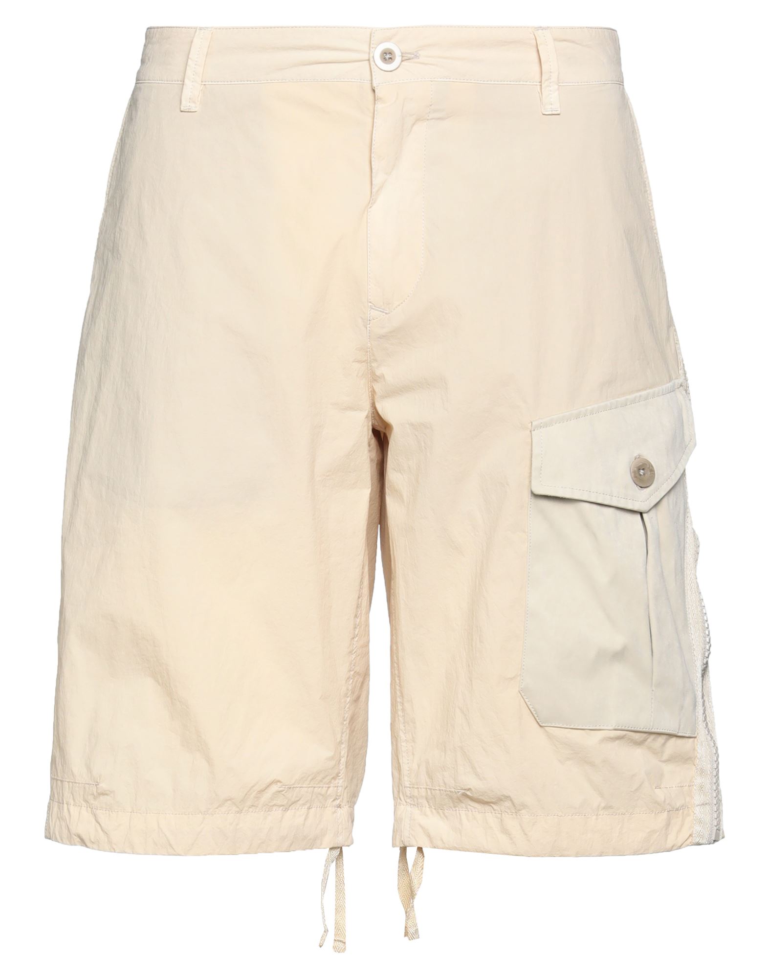 Ten C Cotton Bermuda Shorts In Beige