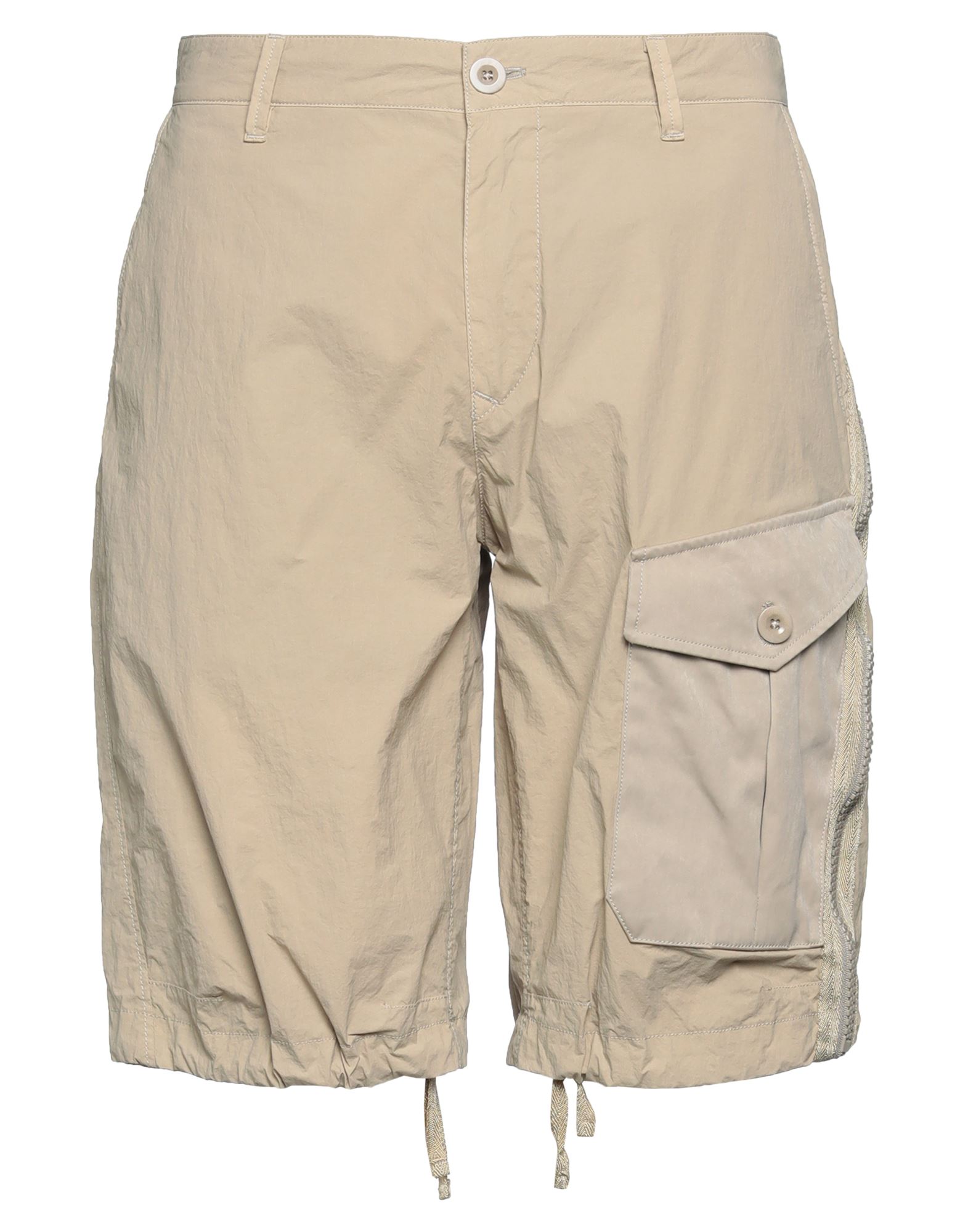 Ten C Cotton Bermuda Shorts In Beige