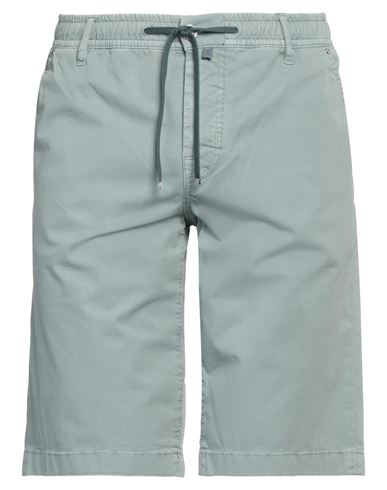 Jacob Cohёn Man Shorts & Bermuda Shorts Sage Green Size 35 Cotton, Elastane, Polyester