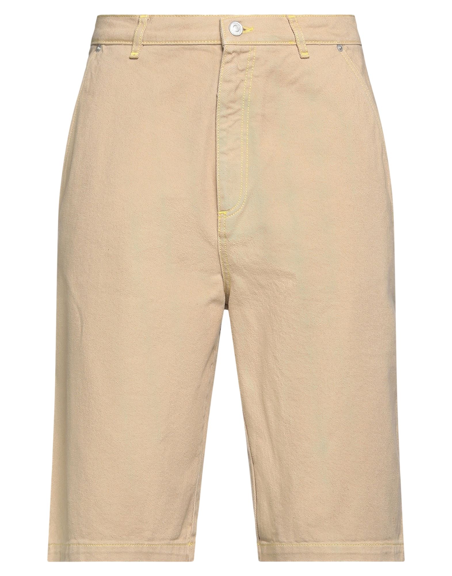 Shop Kenzo Man Shorts & Bermuda Shorts Beige Size 31 Cotton