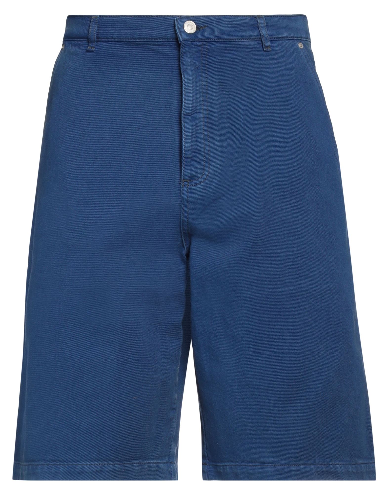 Kenzo Man Shorts & Bermuda Shorts Bright Blue Size 34 Cotton