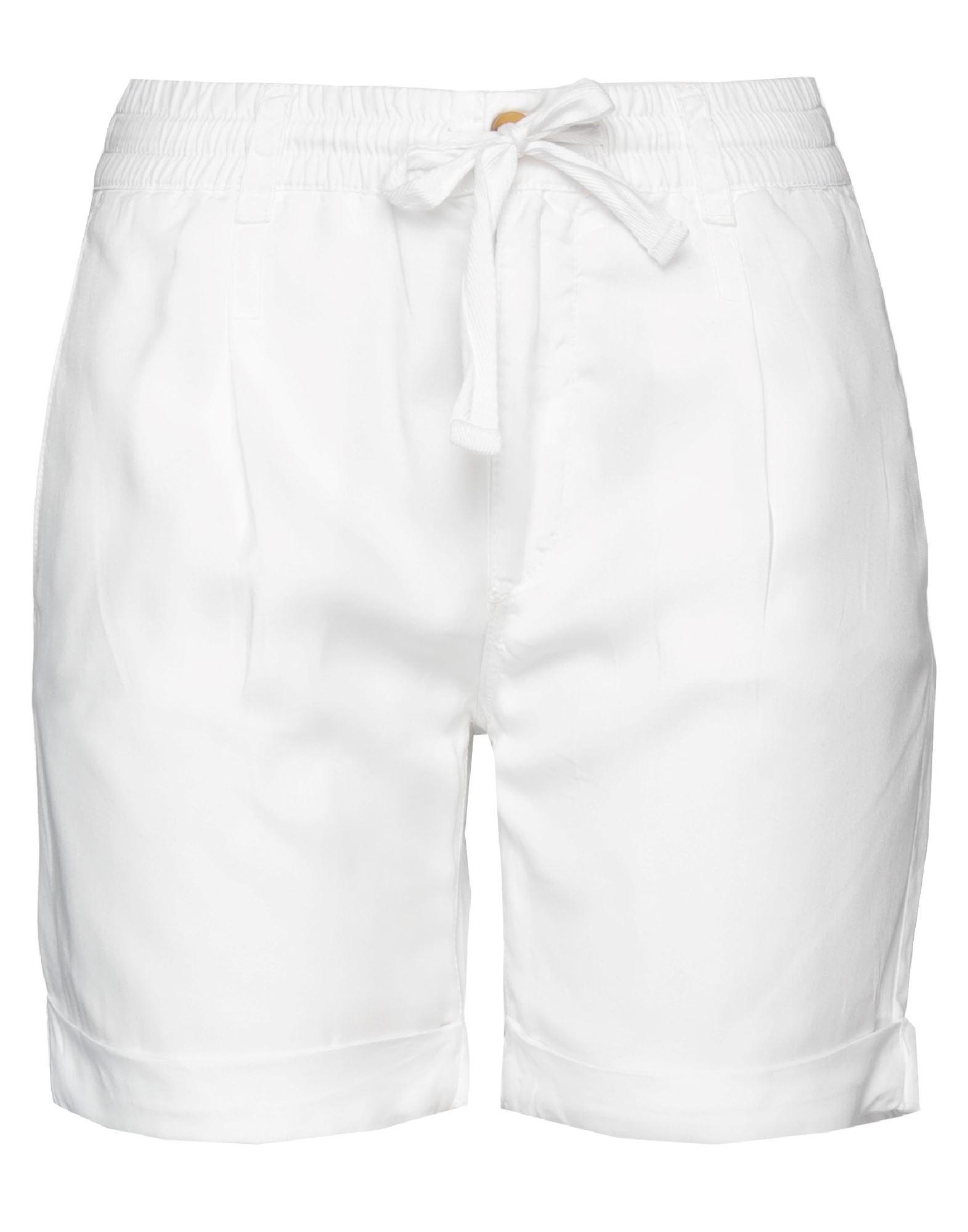 Blauer Woman Shorts & Bermuda Shorts White Size 28 Lyocell