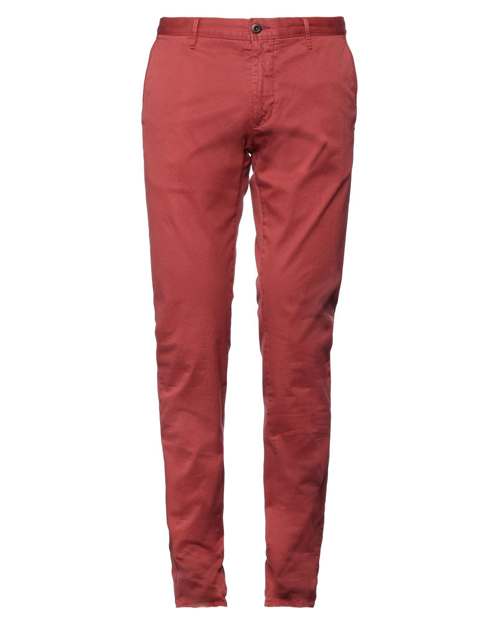 Incotex Pants In Brick Red