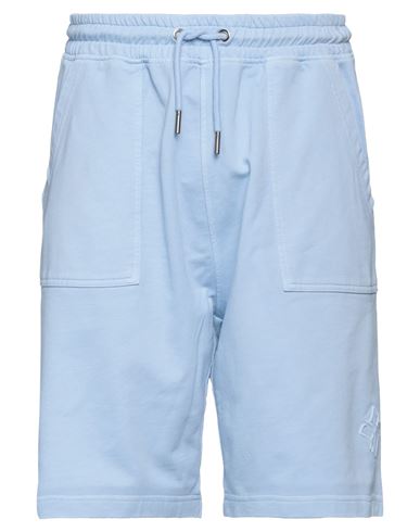 Tagliatore Man Shorts & Bermuda Shorts Light Blue Size Xl Cotton
