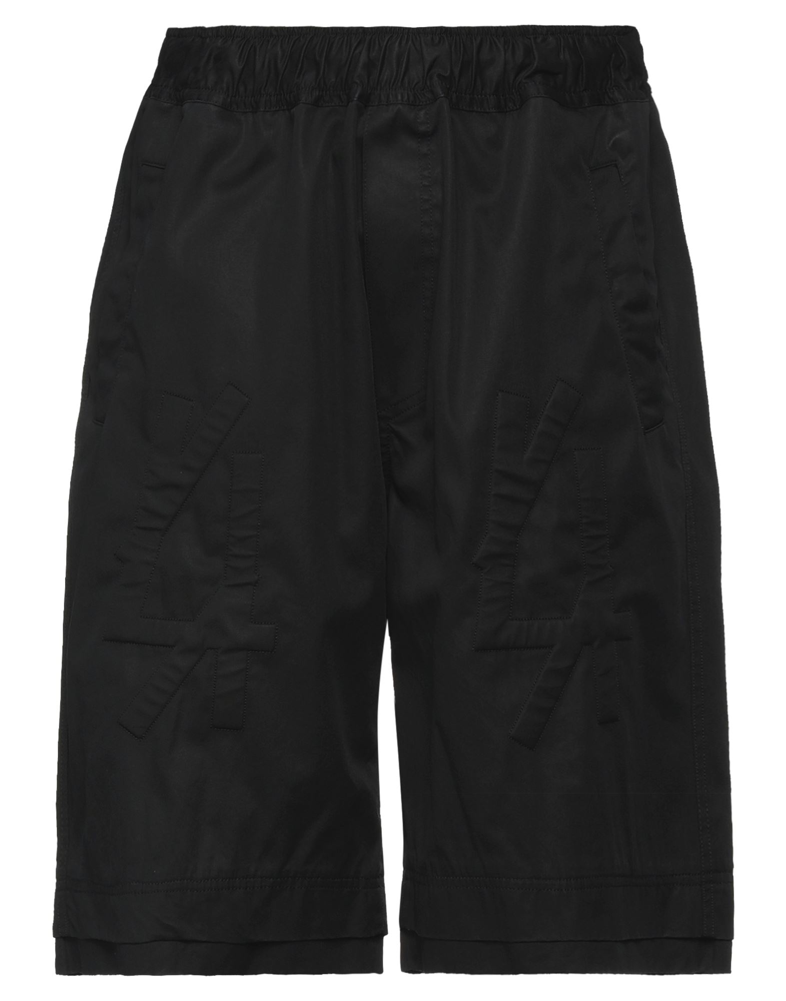 44 Label Group Man Shorts & Bermuda Shorts Black Size 34 Cotton