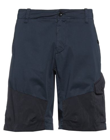 Ten C Man Shorts & Bermuda Shorts Midnight Blue Size 34 Cotton, Elastane, Polyester, Polyamide