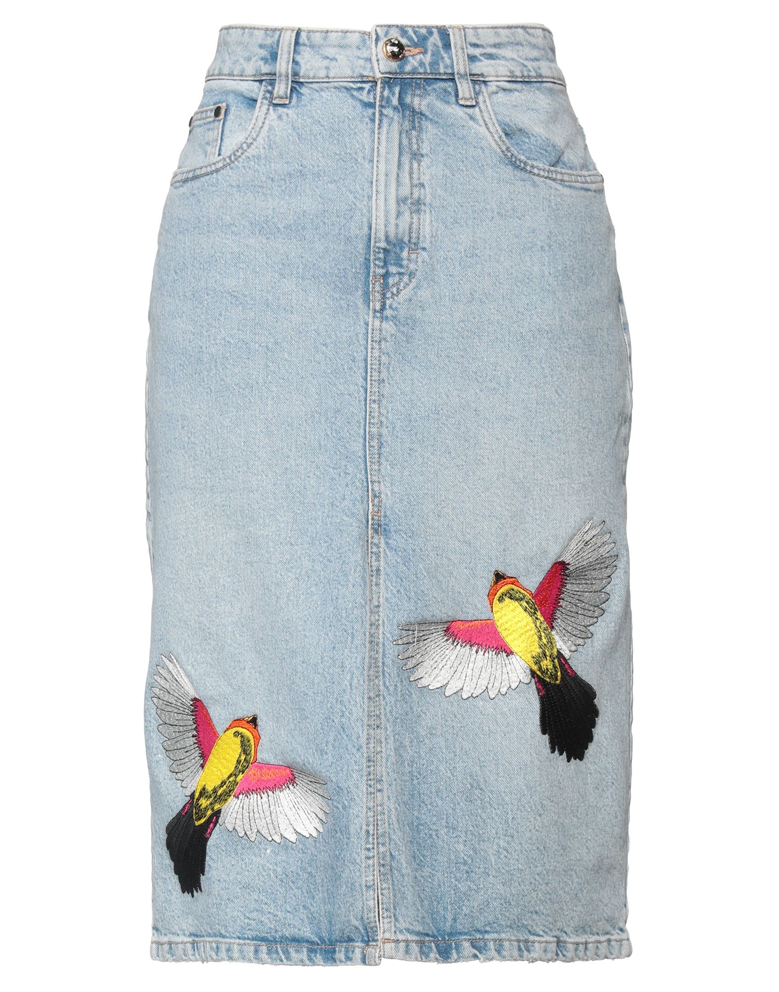 Liis Denim Skirts In Blue
