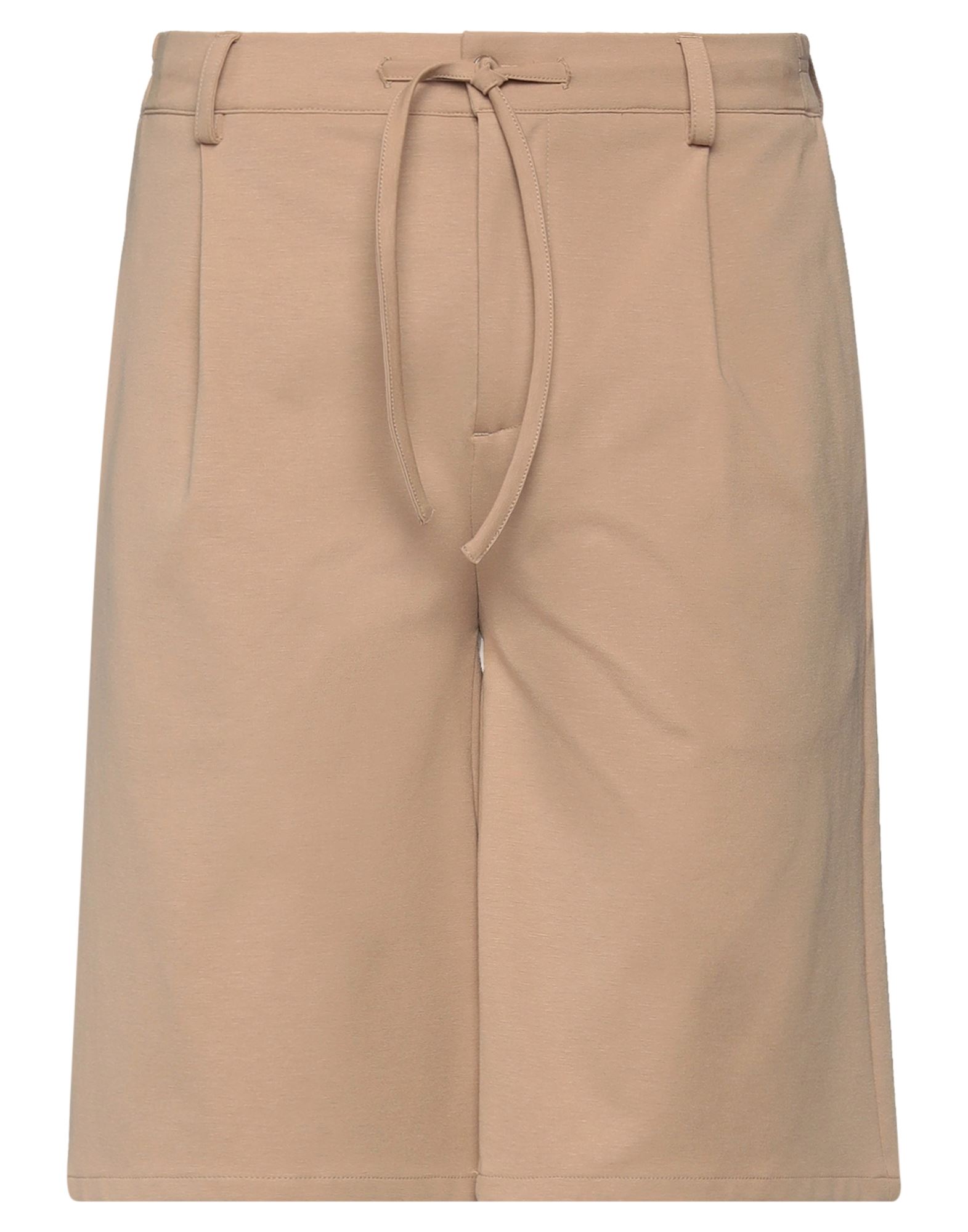 Shop Daniele Alessandrini Man Shorts & Bermuda Shorts Sand Size 28 Cotton, Polyamide, Elastane In Beige