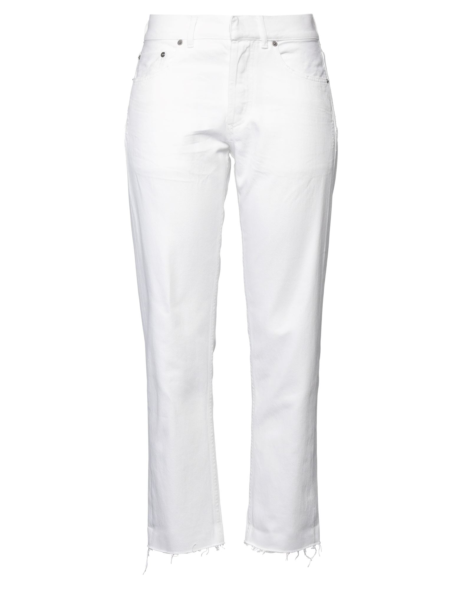 Dior Woman Jeans White Size 6 Cotton In White