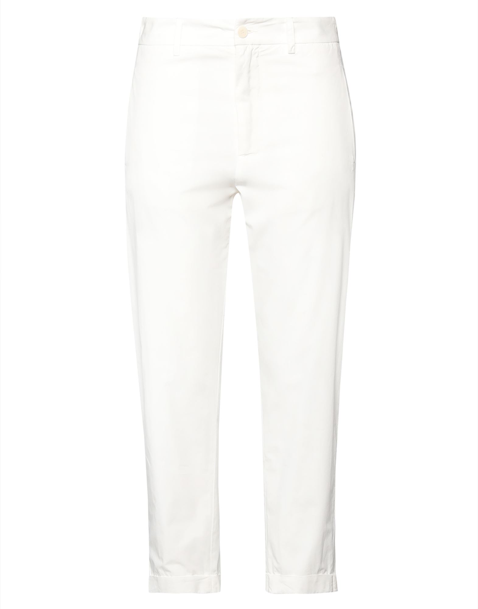 Shop Virna Drò® Virna Drò Woman Pants White Size 4 Cotton