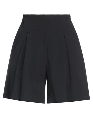Rrd Woman Shorts & Bermuda Shorts Black Size 12 Polyamide, Elastane