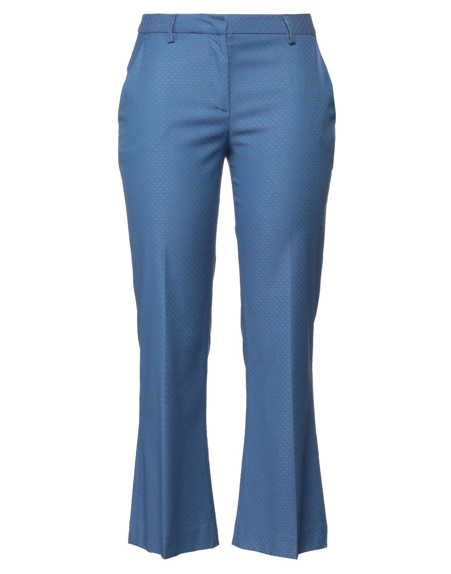Merci .., Woman Pants Slate Blue Size 8 Cotton, Rayon, Elastane