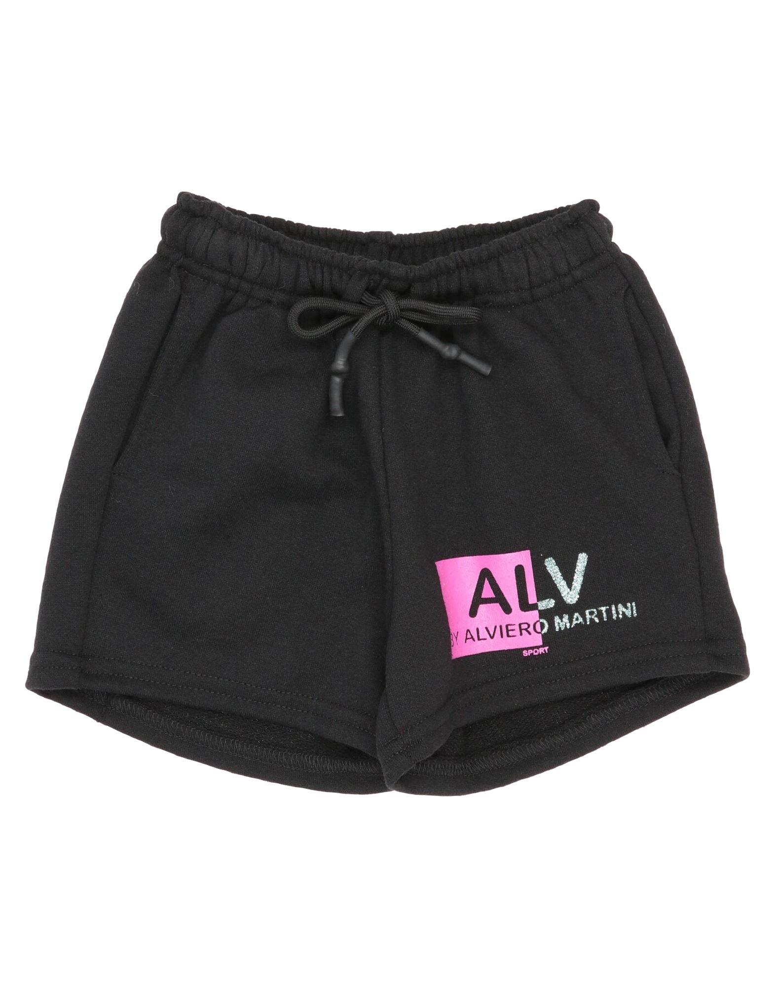 Alv By Alviero Martini Kids'  Toddler Girl Shorts & Bermuda Shorts Black Size 7 Cotton, Polyester