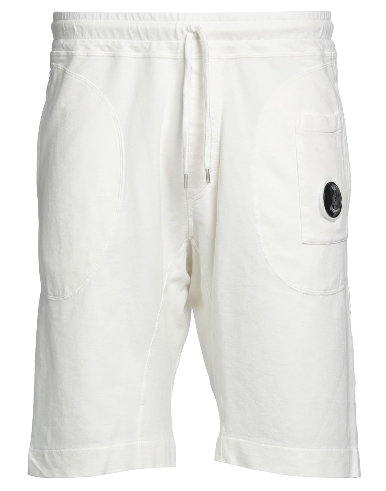 C.p. Company C. P. Company Man Shorts & Bermuda Shorts White Size Xxl Cotton