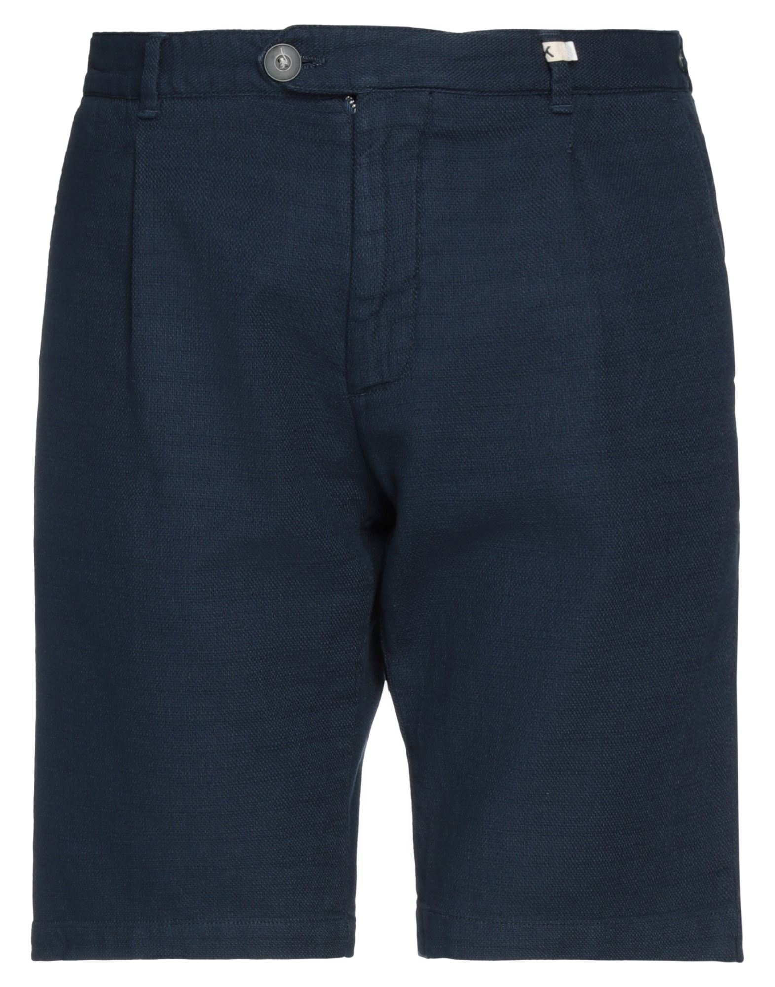 Myths Cotton Bermuda Shorts In Blue