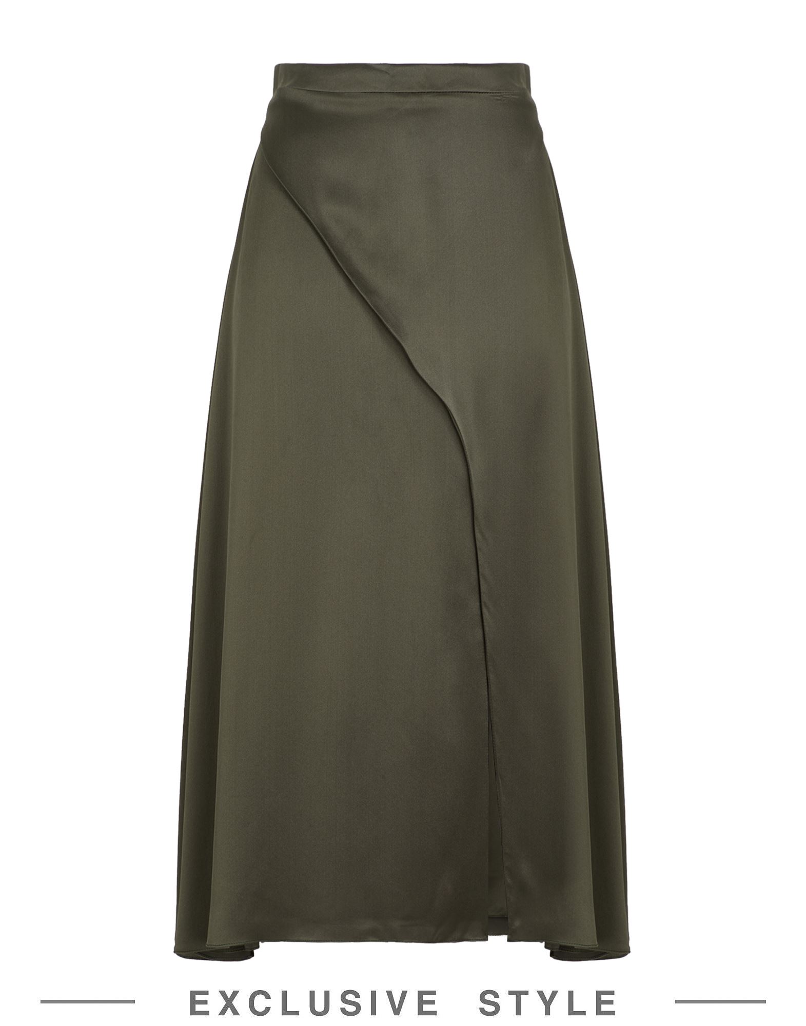 Yoox Net-a-porter For The Prince's Foundation Midi Skirts In Green