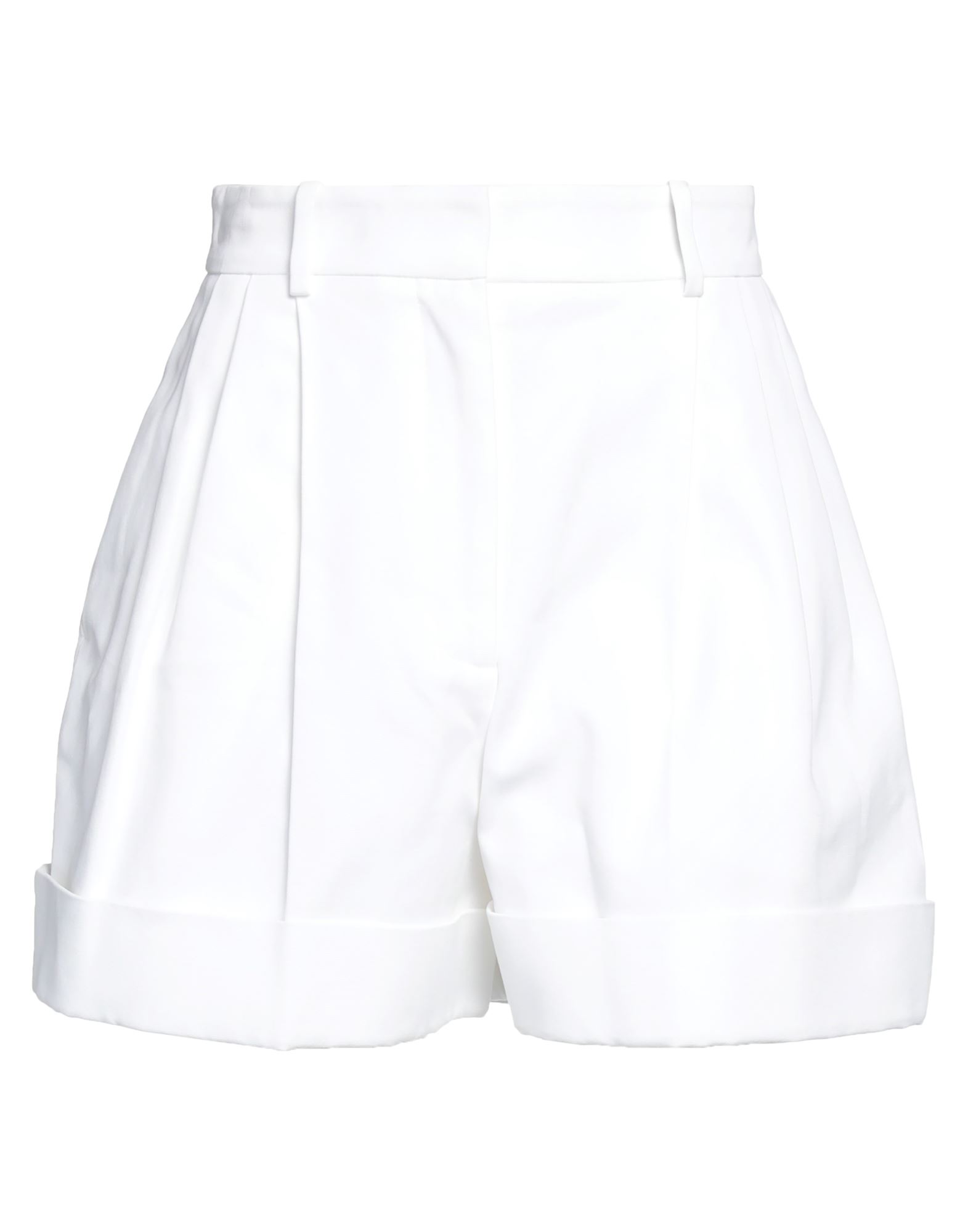 Alexander Mcqueen Woman Shorts & Bermuda Shorts White Size 2 Cotton
