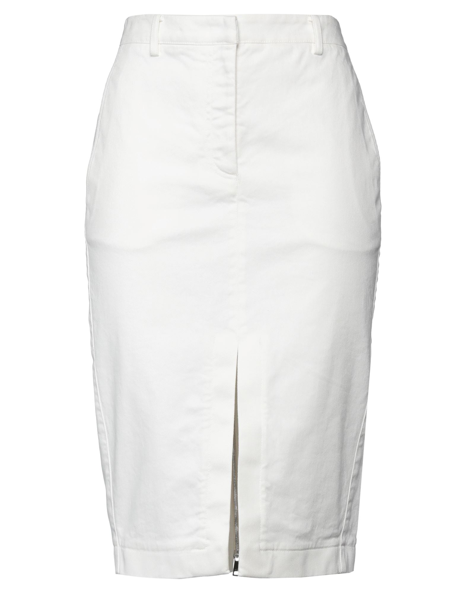 Ndegree21 Midi Skirts In White