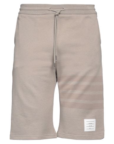 Shop Thom Browne Man Shorts & Bermuda Shorts Khaki Size 4 Cotton In Beige