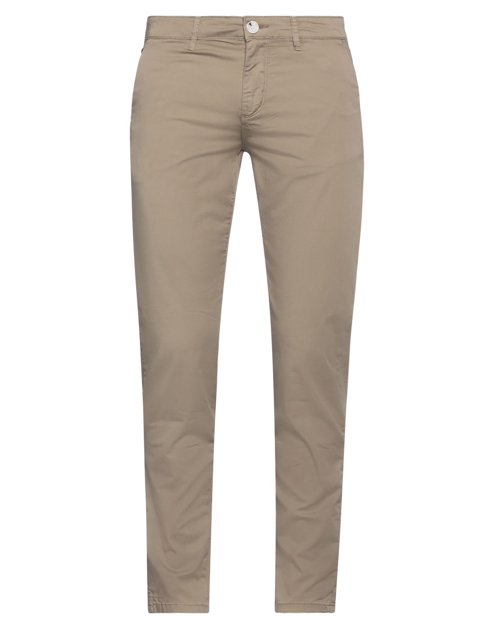 Sseinse Man Pants Khaki Size 28 Cotton, Elastane In Beige