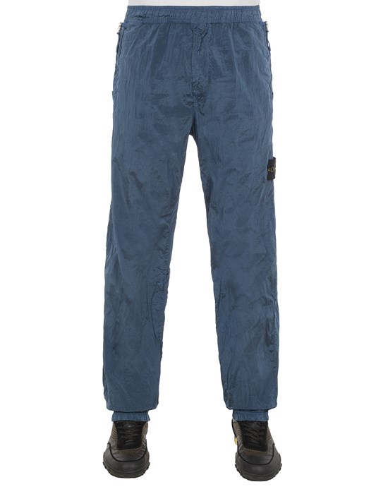  STONE ISLAND 31019 NYLON METAL IN ECONYL® REGENERATED NYLON TROUSERS Man Avio Blue