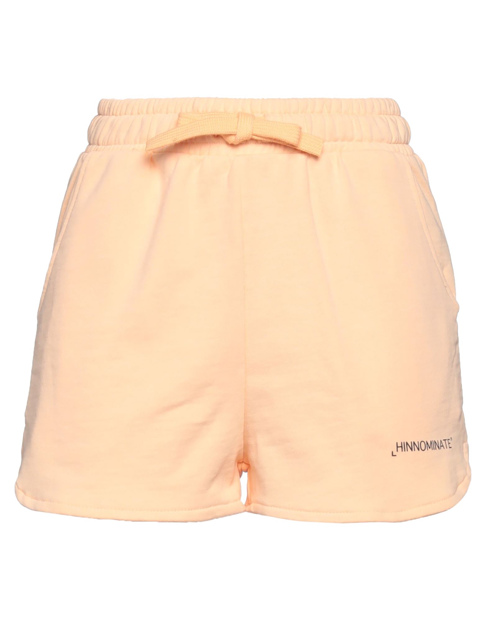 Hinnominate Woman Shorts & Bermuda Shorts Apricot Size S Cotton In Orange