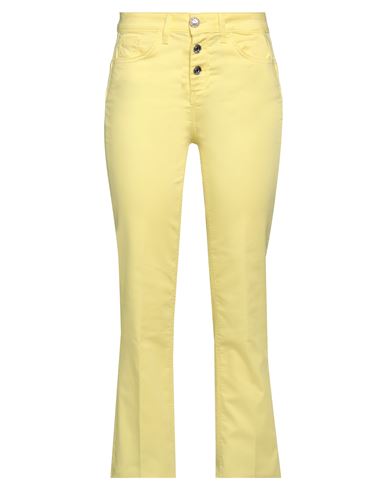 Liu •jo Woman Jeans Yellow Size 26 Cotton, Polyester, Elastane