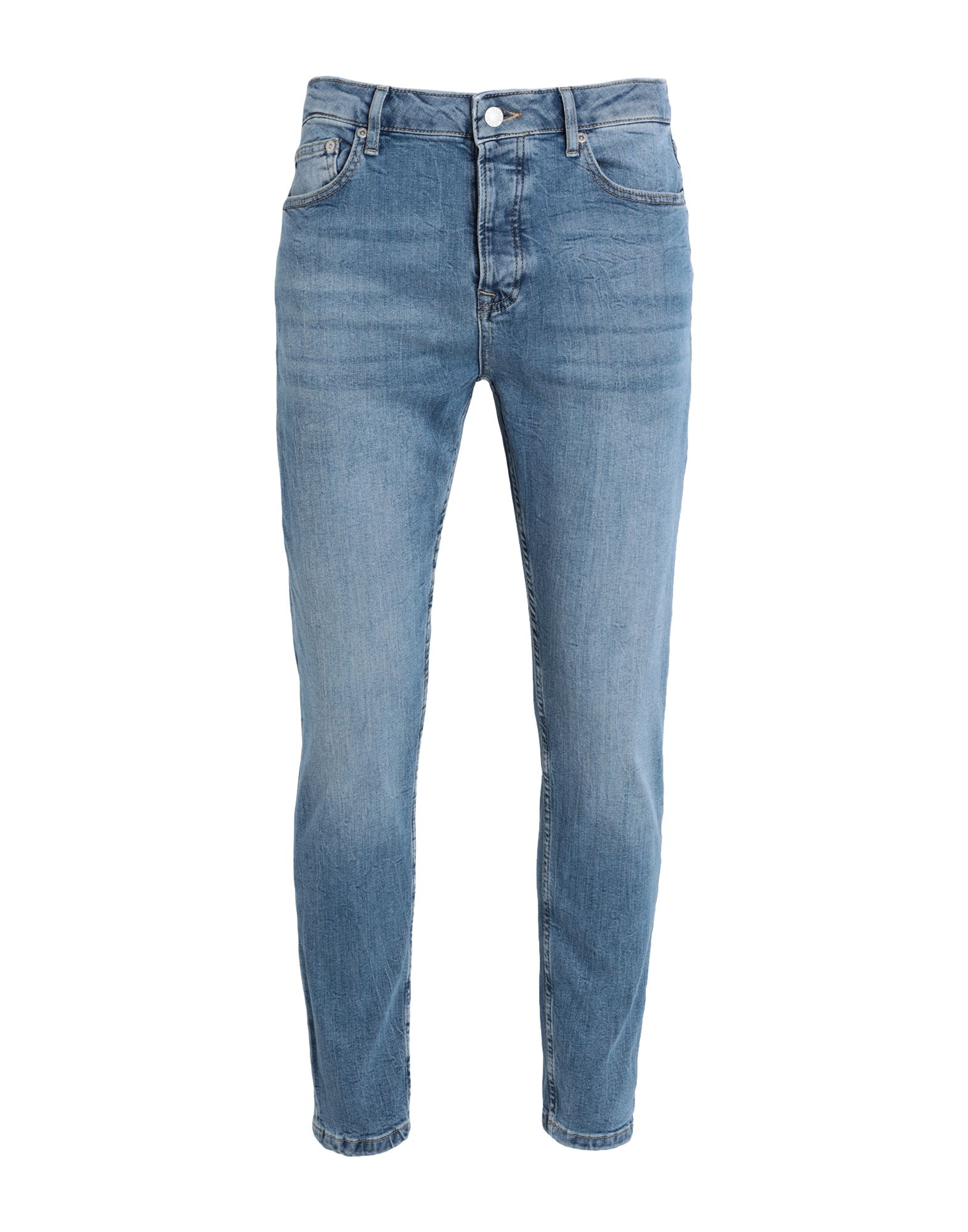 Shop Topman Man Jeans Blue Size 30w-32l Cotton