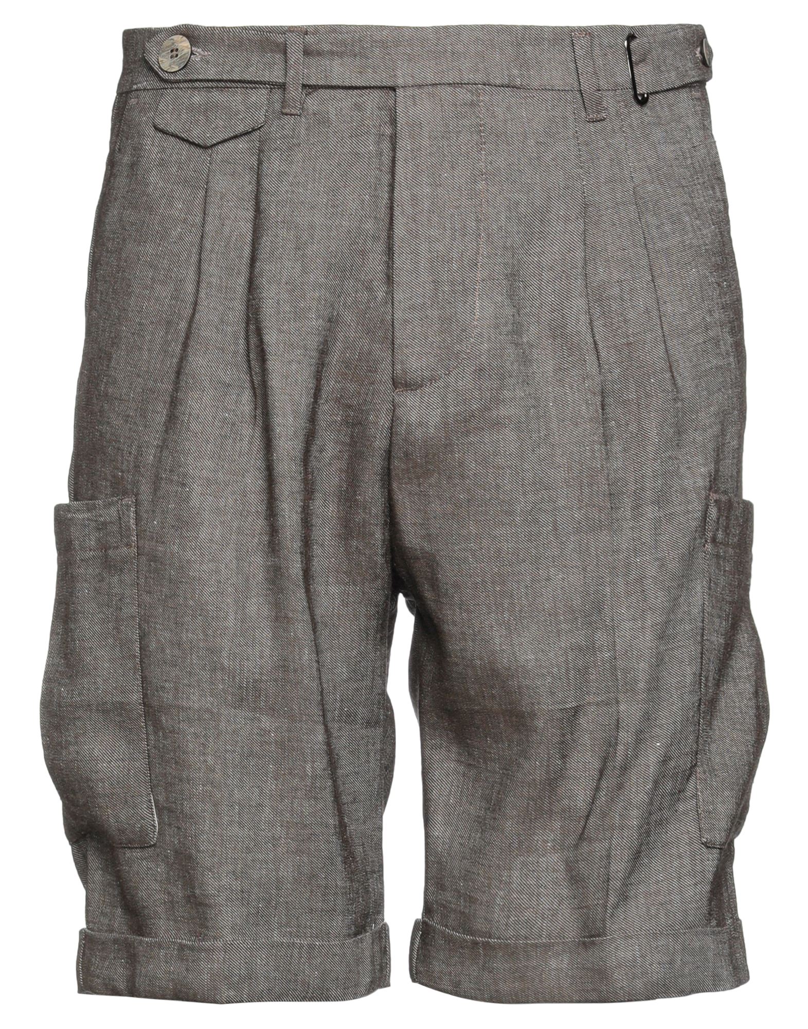Neill Katter Man Shorts & Bermuda Shorts Khaki Size 28 Linen, Viscose, Polyester In Beige