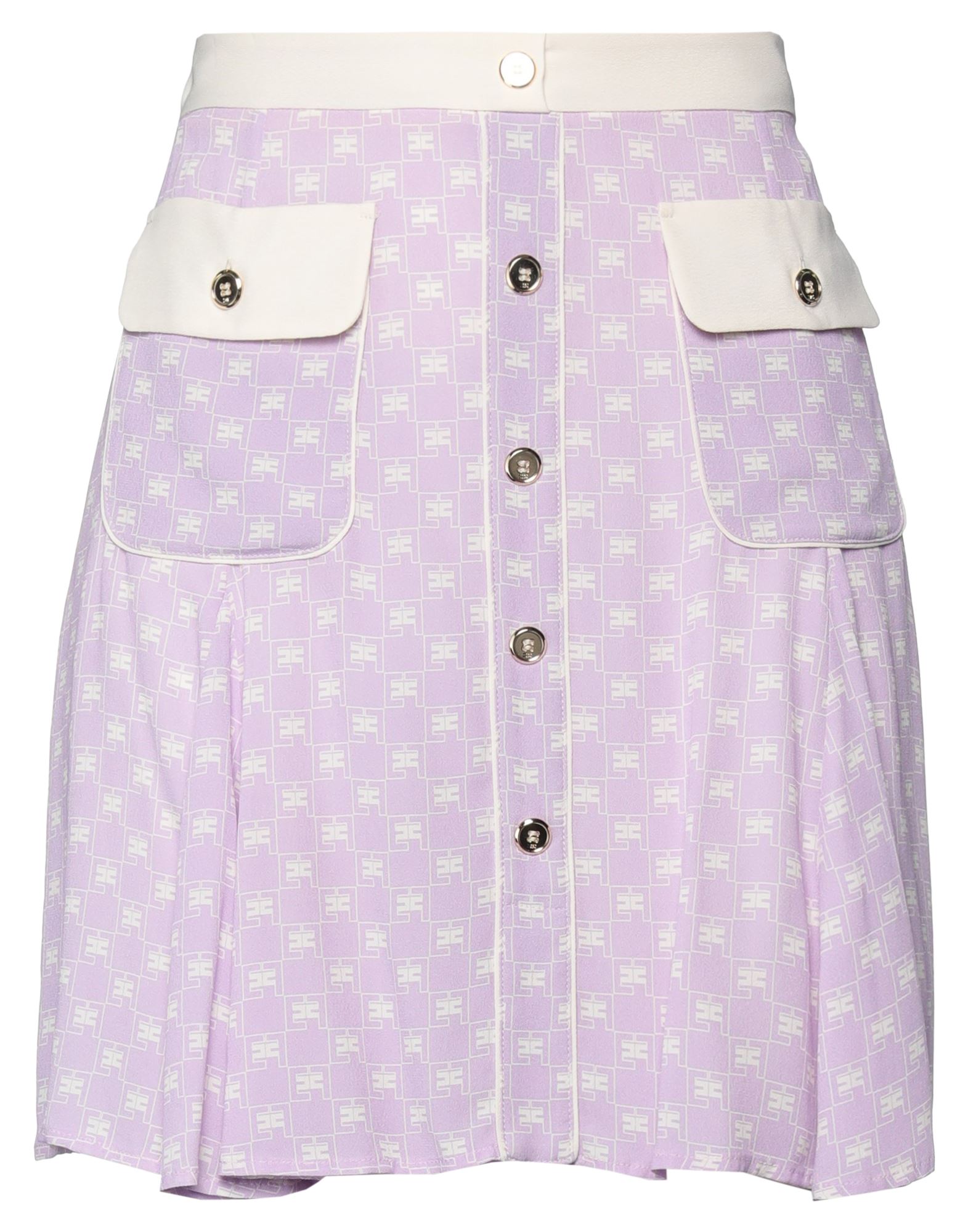 Elisabetta Franchi Mini Skirts In Light Purple ModeSens