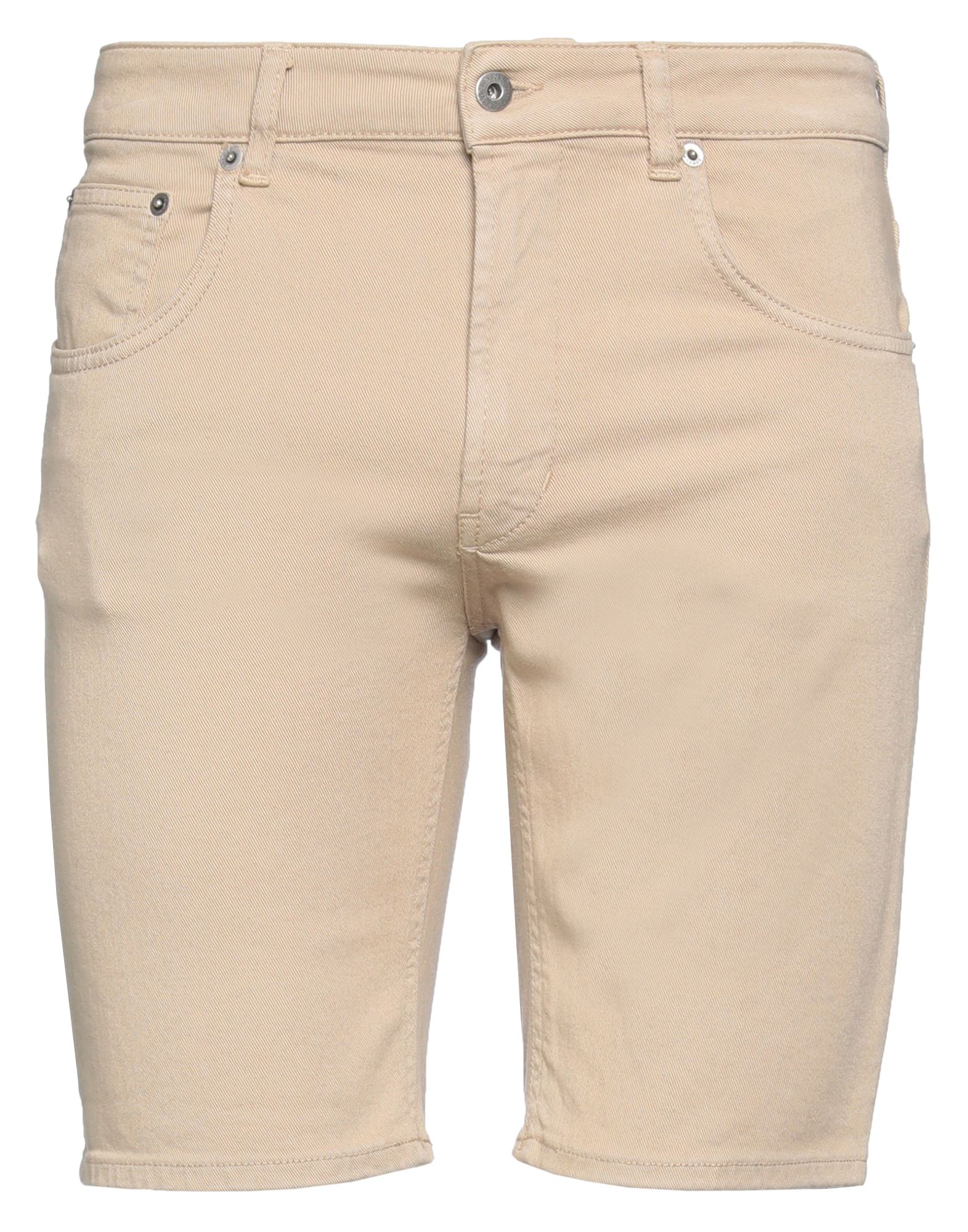 Dondup Man Shorts & Bermuda Shorts Beige Size 38 Cotton, Elastomultiester, Elastane In Beige