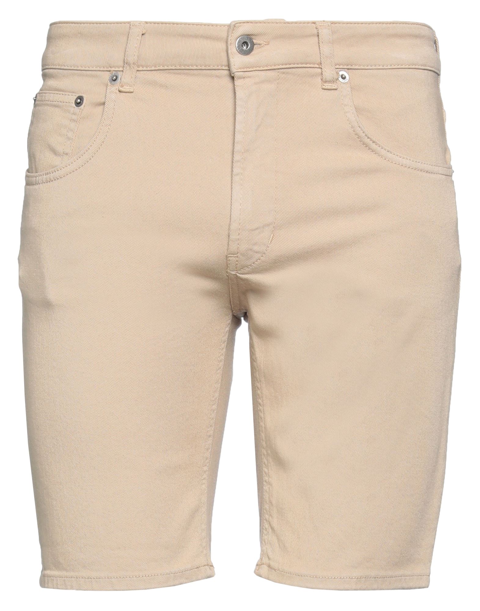 DONDUP DONDUP MAN SHORTS & BERMUDA SHORTS BEIGE SIZE 30 COTTON, ELASTOMULTIESTER, ELASTANE