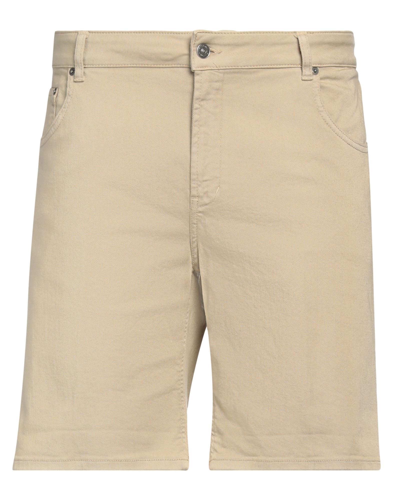 Dondup Man Shorts & Bermuda Shorts Khaki Size 31 Cotton, Elastomultiester, Elastane In Beige