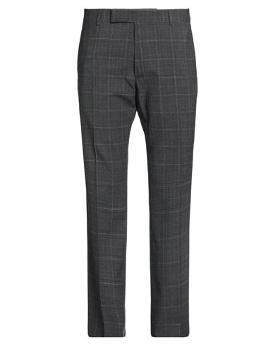 Dunhill Man Pants Lead Size 40 Wool, Elastane In Grey