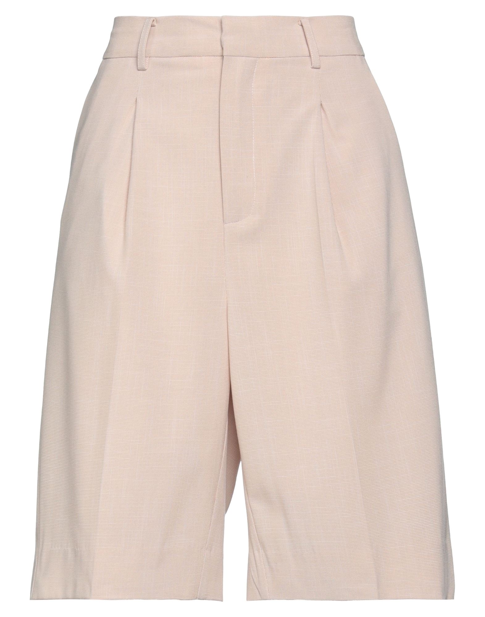 Isabelle Blanche Paris Woman Shorts & Bermuda Shorts Beige Size Xs Viscose, Polyester, Elastane